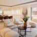 Luxury interior design materials including timber, stone and linen in a modern Cape Town home